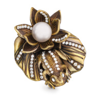 AN1702 PEARL Ring Rana di loto AN1702 PEARL Ring Rana di loto