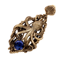 SP2032 BLU Necklace/Broosh SIGNORE DEI MARI