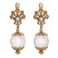 OR2320 PEARL Earings Iris Fiorentino