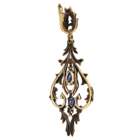 OR1540 TANZANITE Earings LAMPADARI