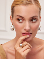 AN5029 CRYSTAL Ring GRANDE ORBITALE