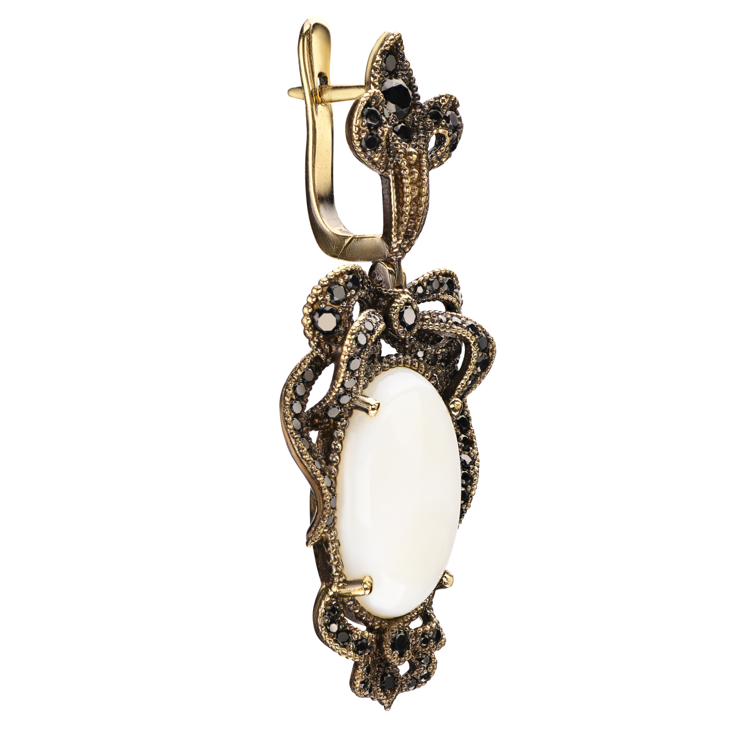 OR2006 NERO Earings REGALIA DELLE REGINE