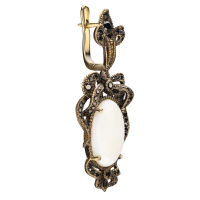 OR2006 NERO Earings REGALIA DELLE REGINE