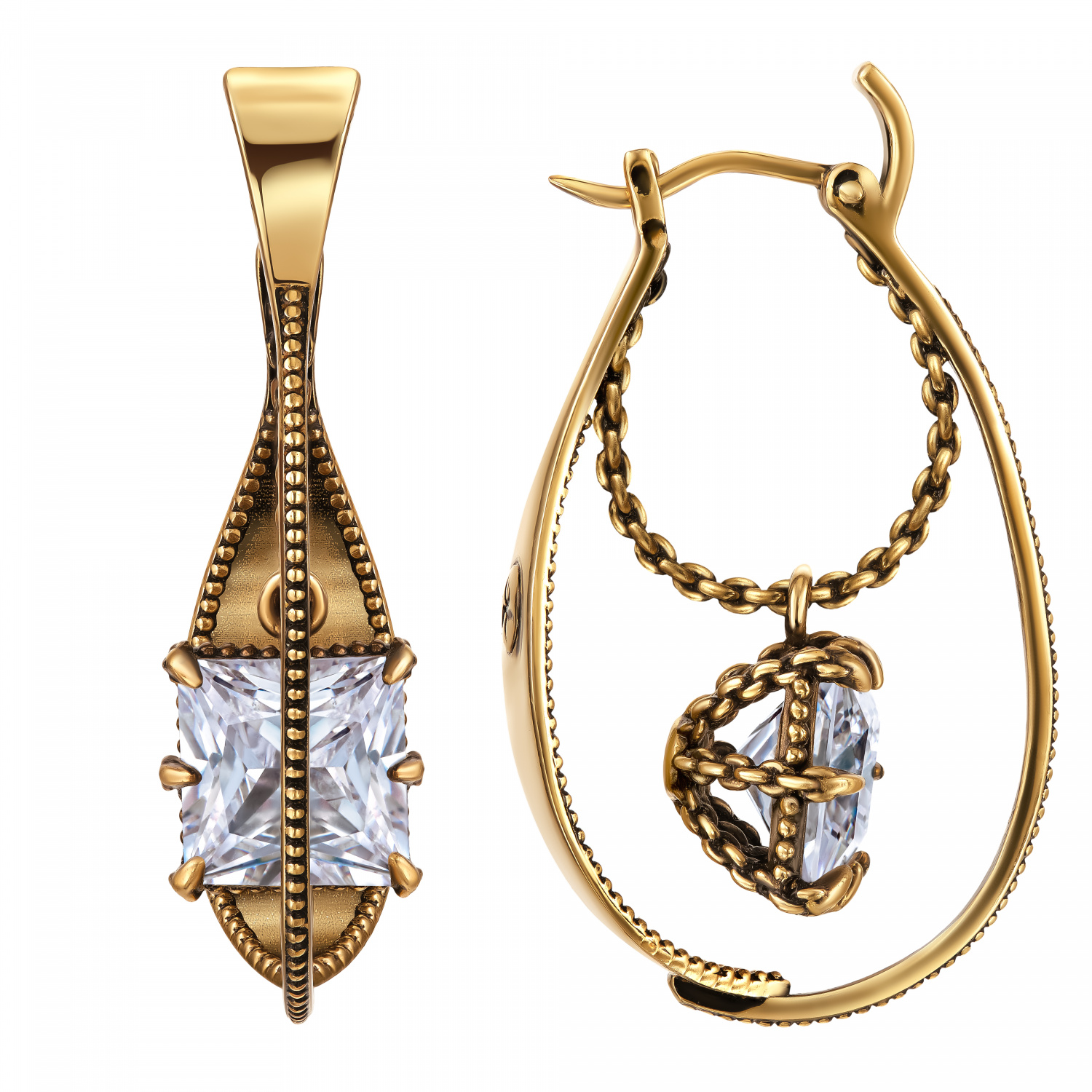 OR5028 CRYSTAL Earings ORBITALITA