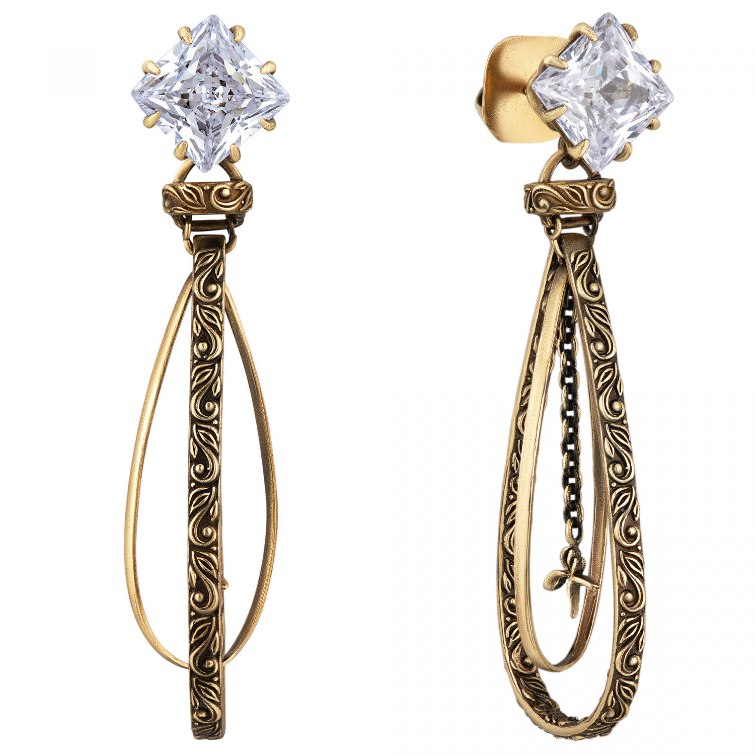 OR1605 CRYSTAL Earings VIVIENNE