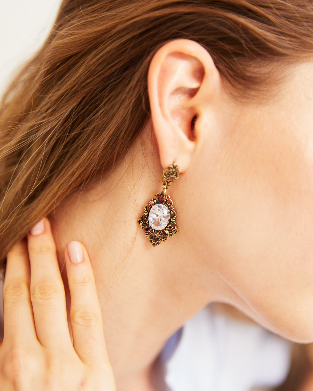 OR5456 CRYSTAL Earings BRILLANTE