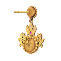 OR1306 Earings пусеты CORONA с подвеской