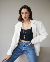 SP5456 CRYSTAL Necklace/Broosh BRILLANTE