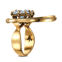 AN5029 CRYSTAL Ring GRANDE ORBITALE