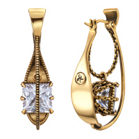 OR5028 CRYSTAL Earings ORBITALITA