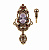 SP5456 CRYSTAL Broosh/Necklace BRILLANTE