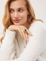 AN2809 VERDE Ring VENTAGLIO