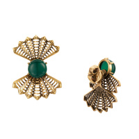 OR2809 VERDE Earings VENTAGLIO