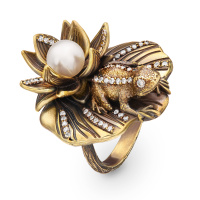 AN1702 PEARL Ring Rana di loto AN1702 PEARL Ring Rana di loto