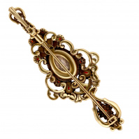 SP5456 CRYSTAL Necklace/Broosh BRILLANTE