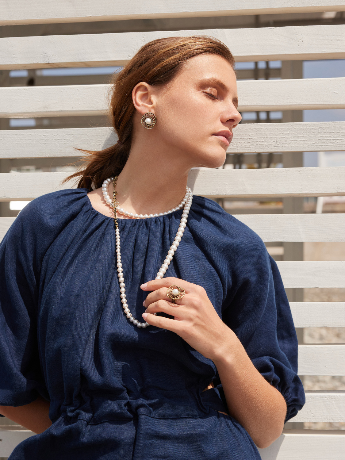 AN1729 PEARL  Ring ARCLET