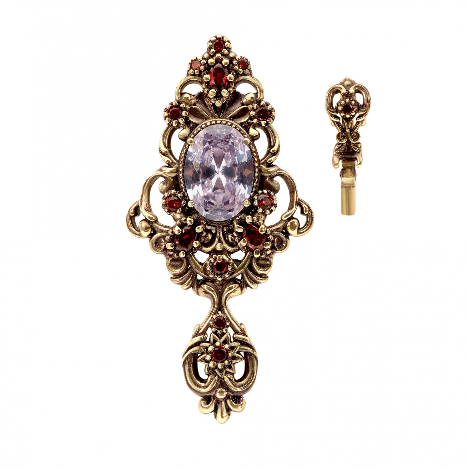 SP5456 CRYSTAL Necklace/Broosh BRILLANTE