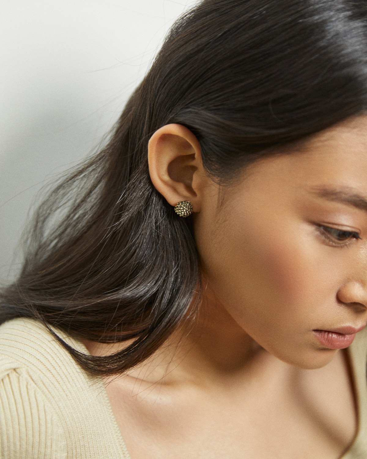 OR2105 Earings пуссеты Trifoglio