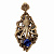 SP2032 BLU Broosh/Necklace SIGNORE DEI MARI