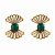 OR2809 VERDE Earings VENTAGLIO