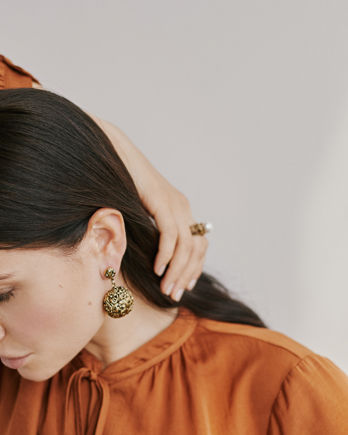 OR1901 Earings PALLA DI FIORI