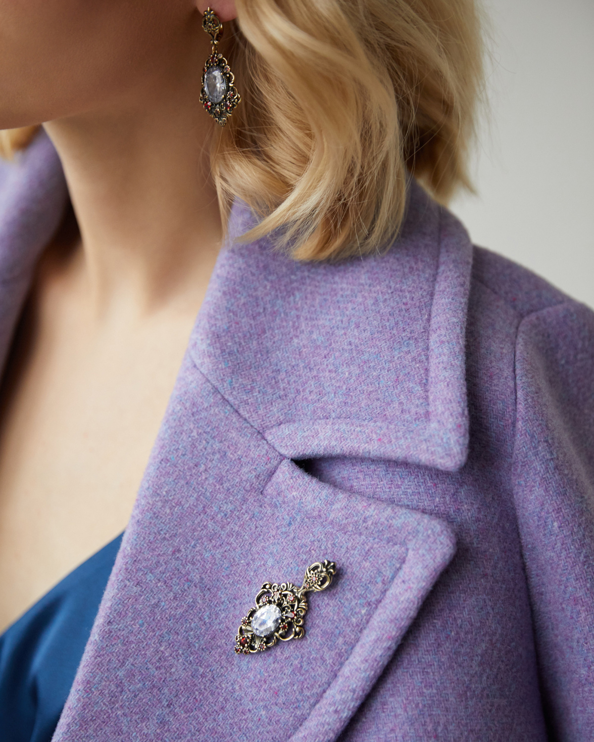 SP5456 CRYSTAL Broosh/Necklace BRILLANTE