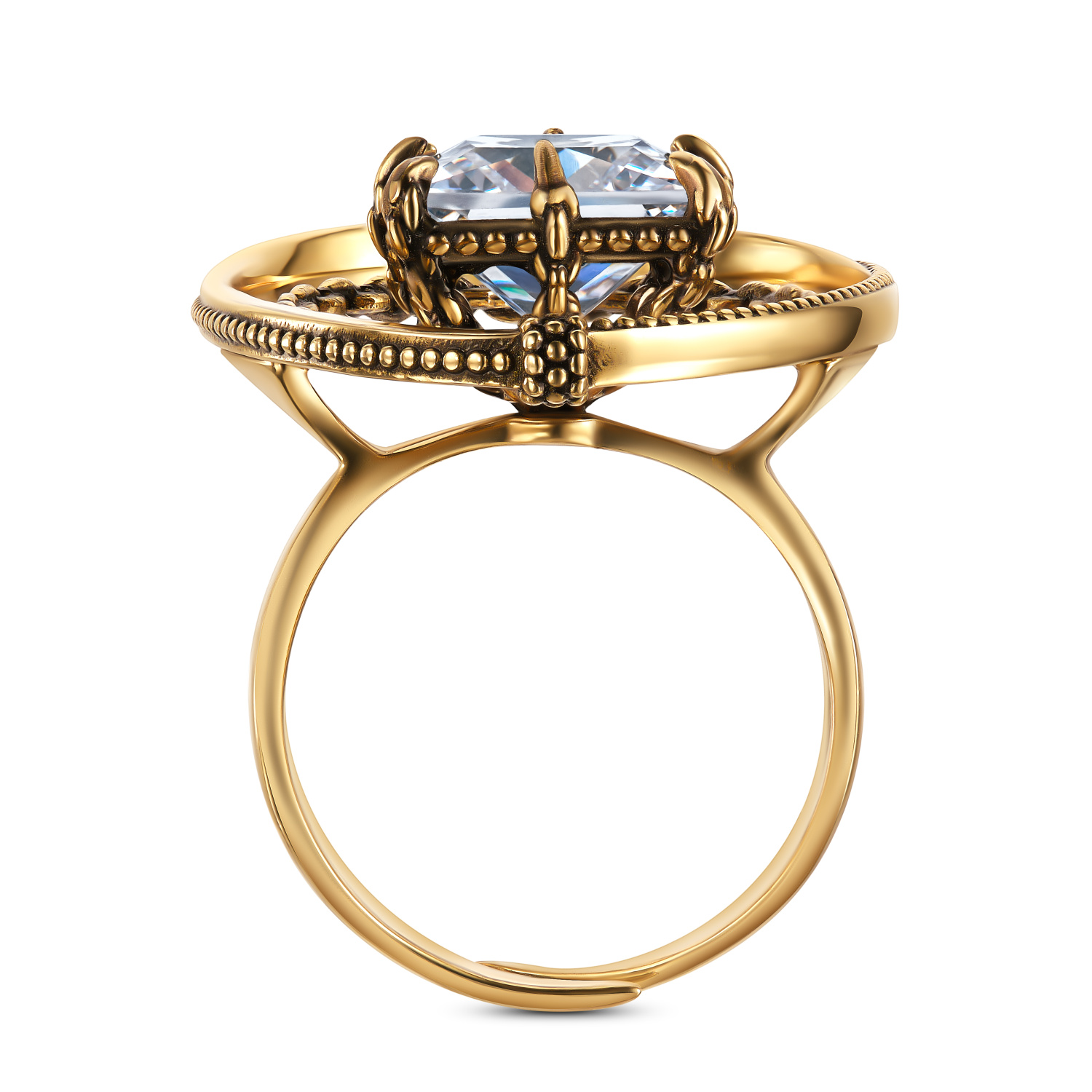 AN5029 CRYSTAL Ring GRANDE ORBITALE