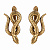 OR2406 Earings SERPENTE CONTORTO