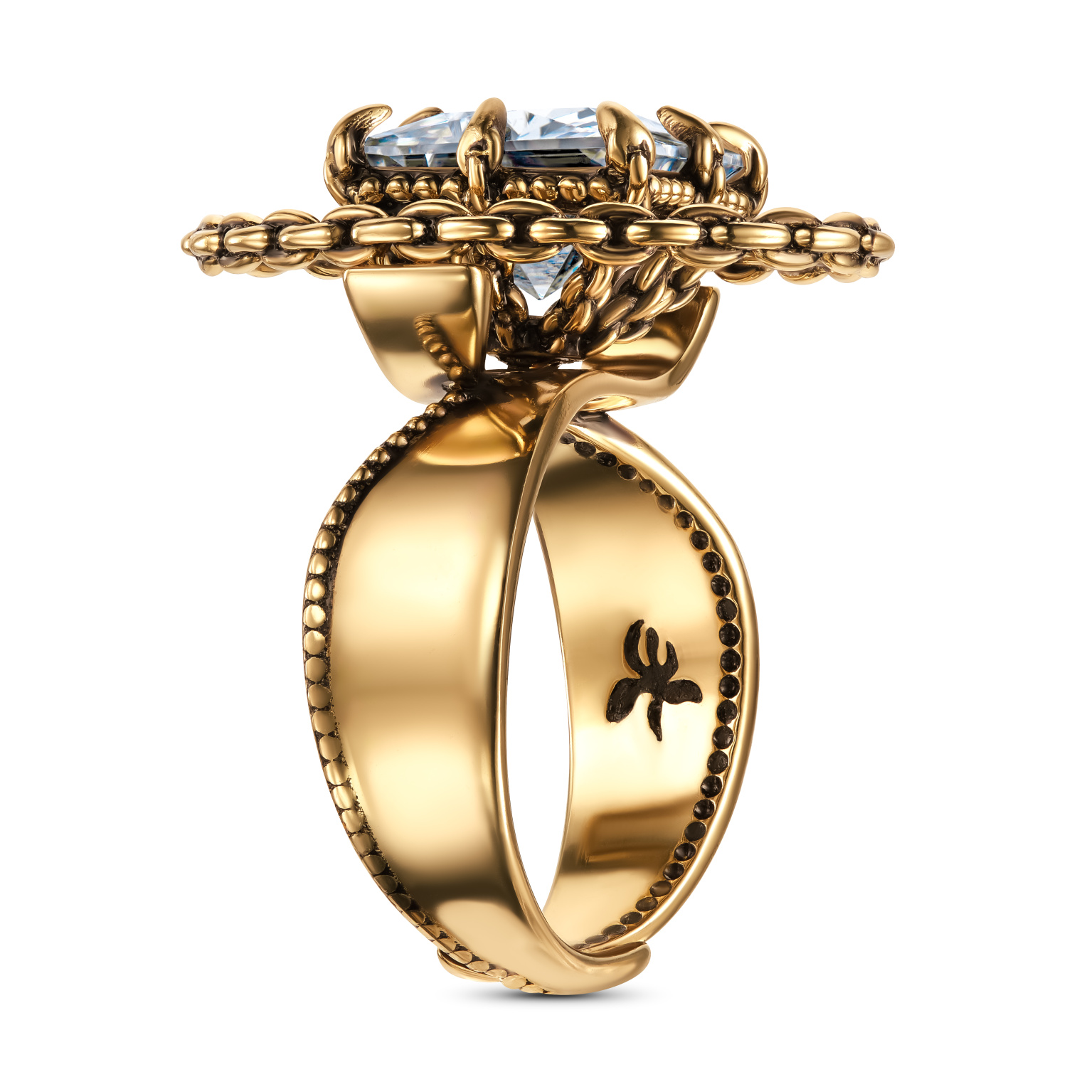 AN5028 CRYSTAL Ring PICCOLO ORBITA