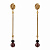 OR1311 GRANATO Earings TONDO