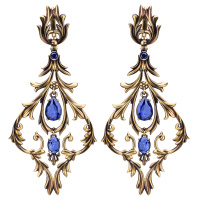 OR1540 TANZANITE Earings LAMPADARI