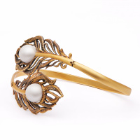 BR2907 PEARL Bracelet Piuma di Fenice