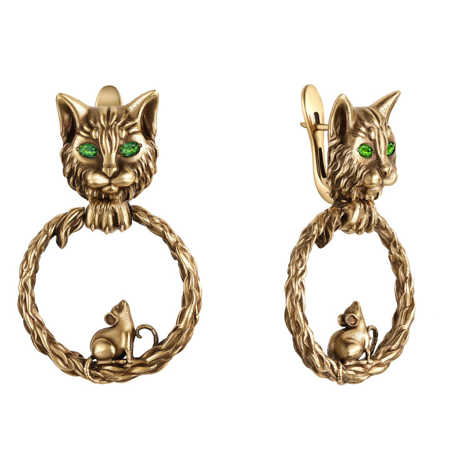 OR3201 Earings GATTO E TOPO